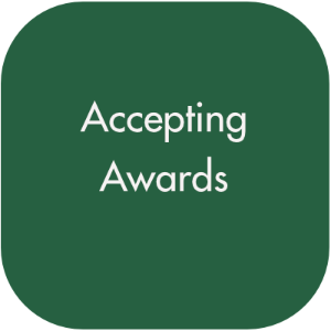 Accepting Awards